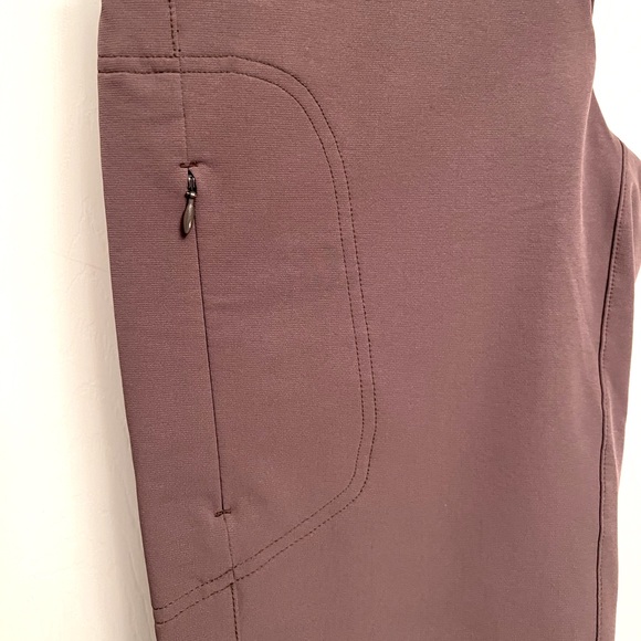Mountain Hardwear Ladies Size 8 Brown Water Resistant Shell Pants - Picture 7 of 14